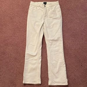 J Crew High Rise Crop Flare